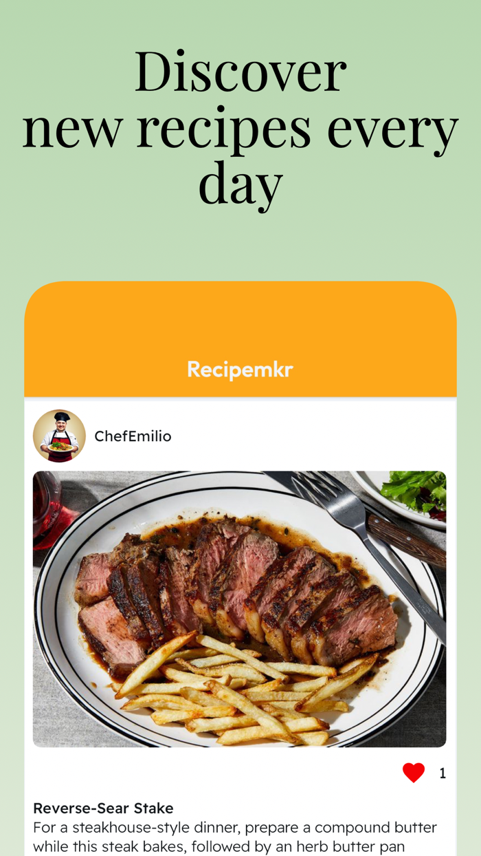 Recipe mkr - AI Chef Companion