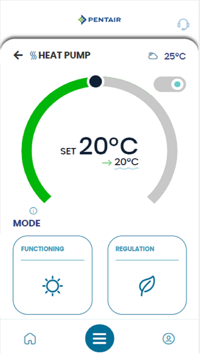 Pentair Temp Screenshot