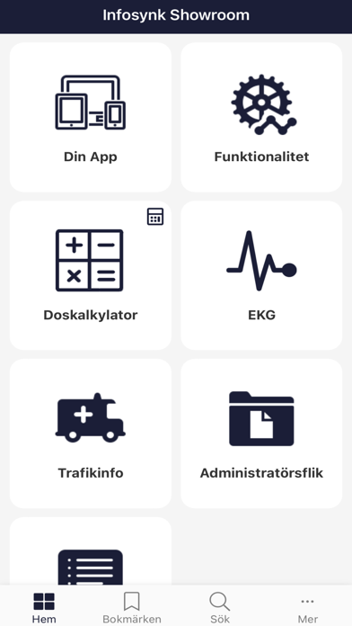 Infosynk Showroom Screenshot