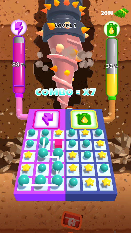 #1. Drill Match (iOS) 由: Clocknest Games