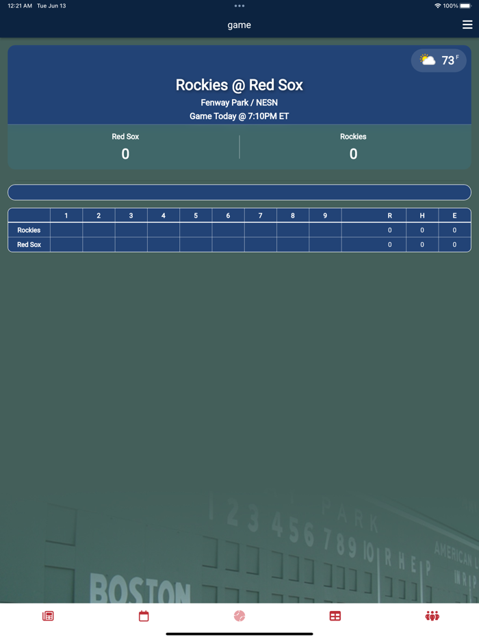 Boston Baseball Sox Edition