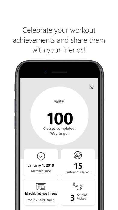 blackbird wellness studio Screenshot