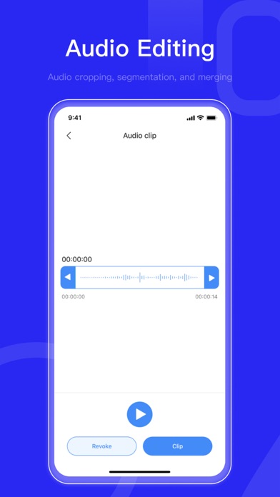 Speech to text-Audio Edit&clip Screenshot