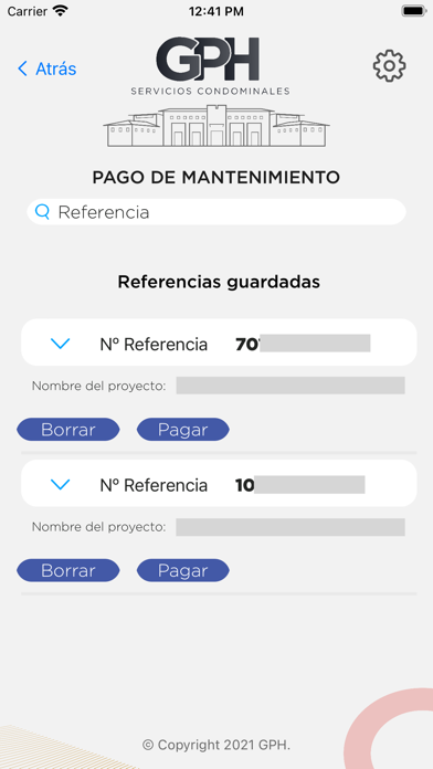Mantenimiento GPH Screenshot