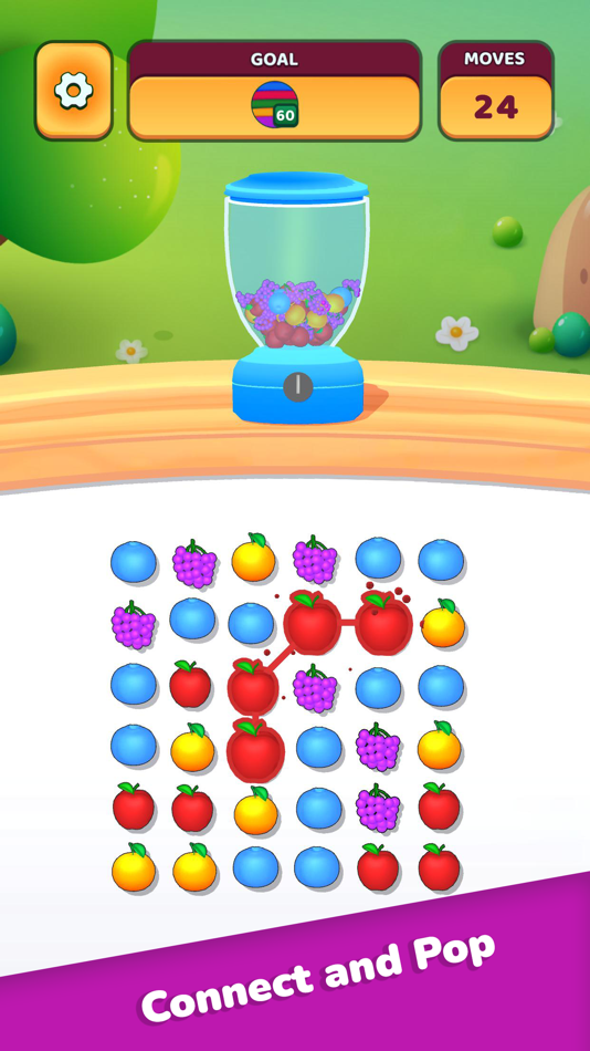#1. Fruit Connect! (iOS) 由: Playnoob