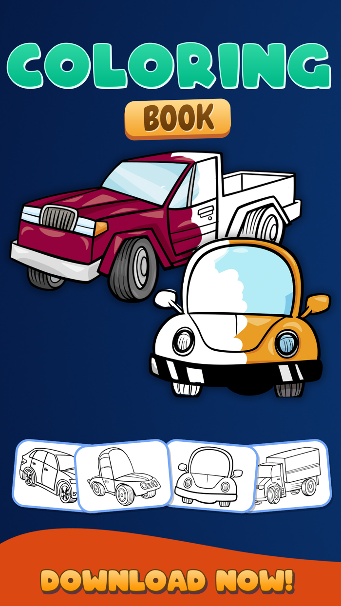 Cars Coloring Pages Pack