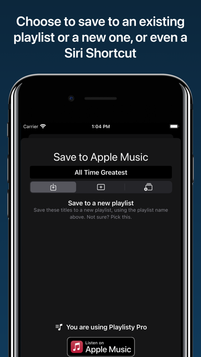 Playlisty for Apple Music Screenshot