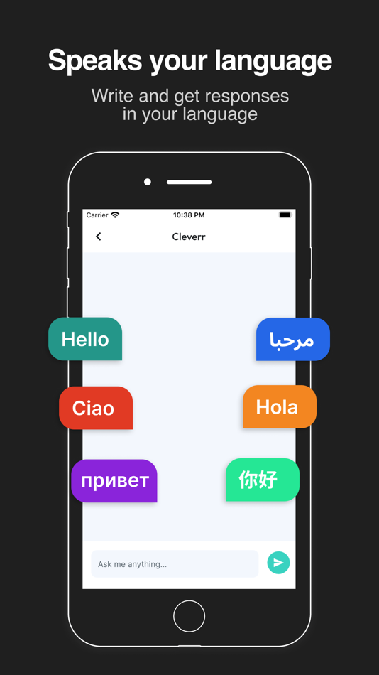 #4. Cleverr - AI Assistant Chatbot (iOS) 由: Bashar Almadi