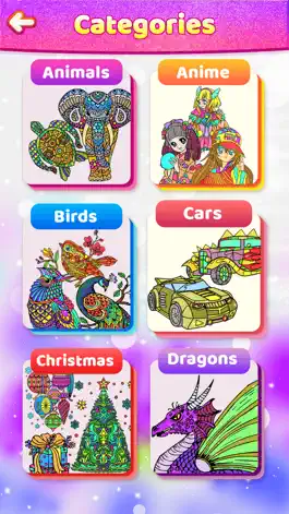 Game screenshot Glitter Color By Number Pages mod apk