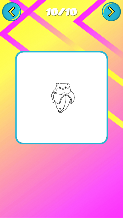 Coloring Banana Cat Artful Screenshot