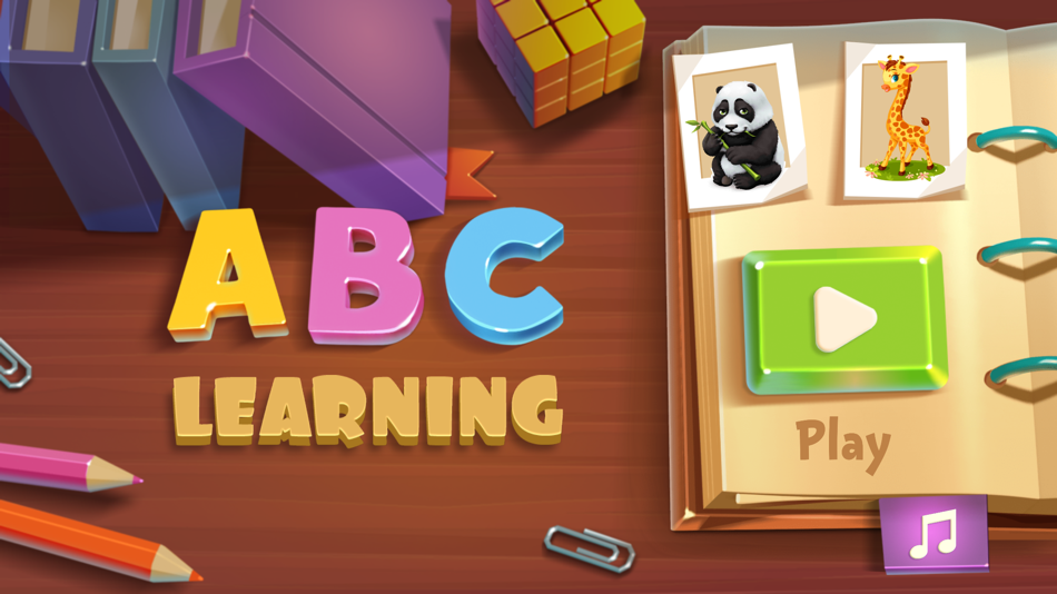 #1. Learning ABC - spelling app (iOS) 由: Aleksandr Vasilev