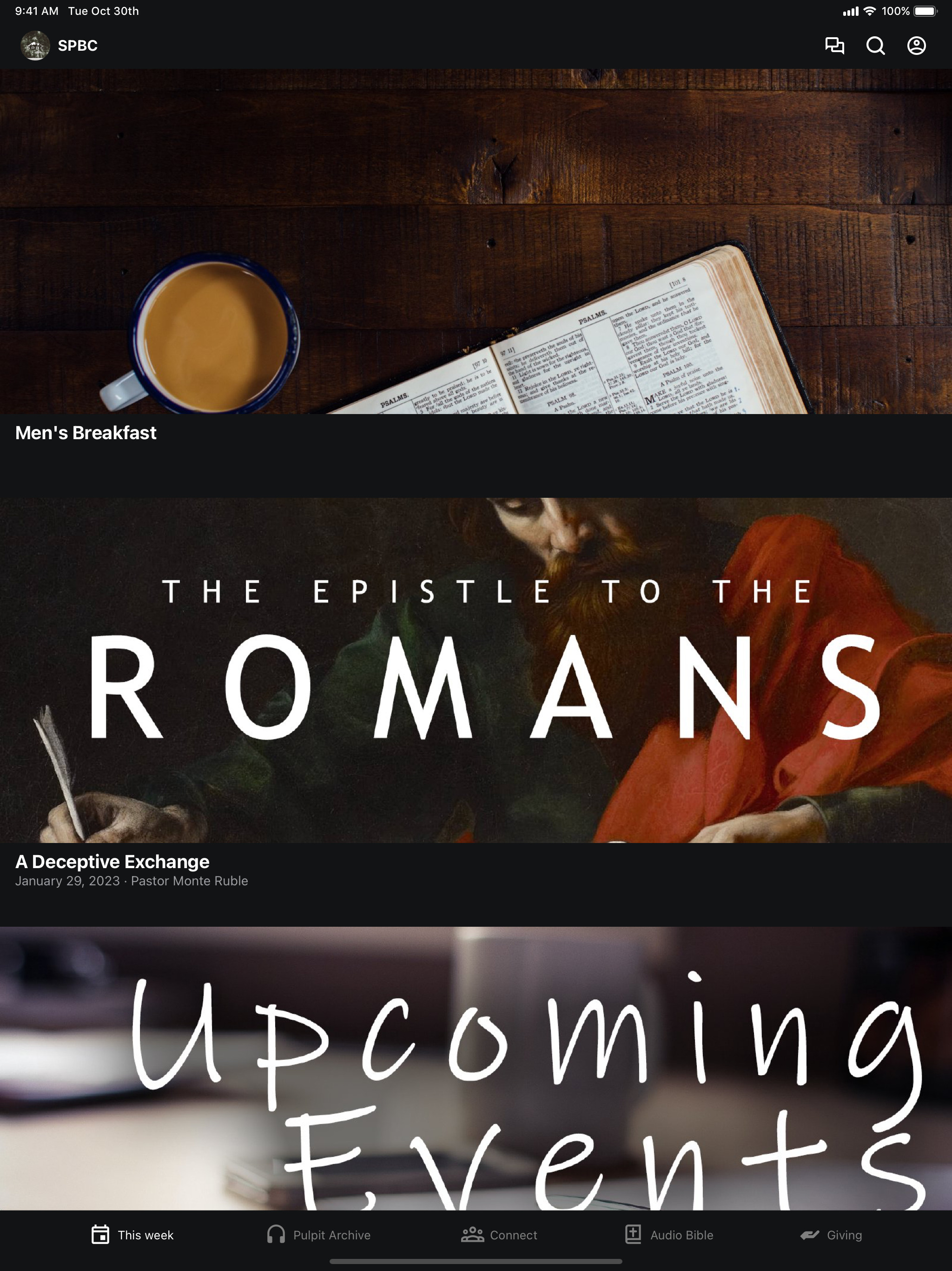 Summit Park Bible Church screenshot 4