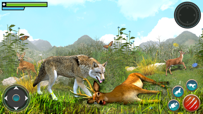 Wolf Simulator Animal Games 3D