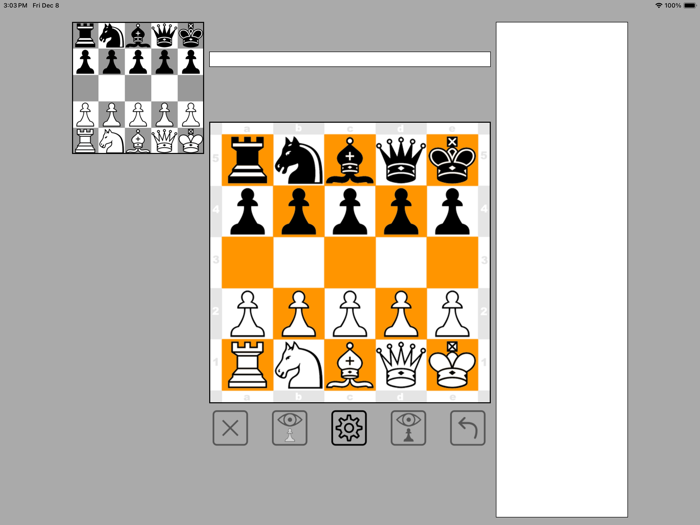 Blindfold Chess 5x5