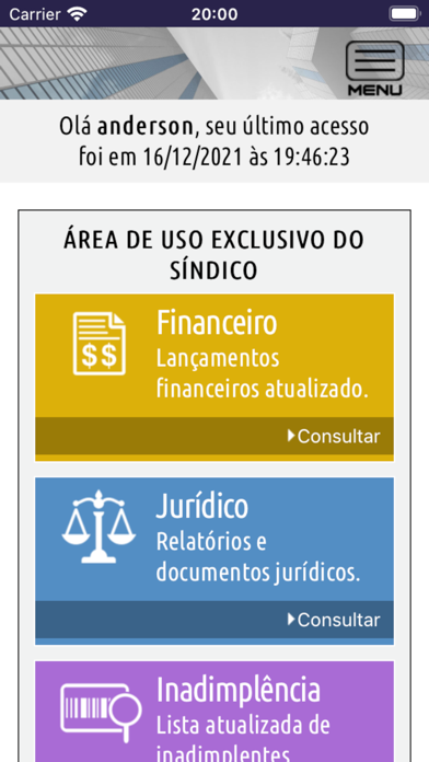 Turim Condomínios Screenshot