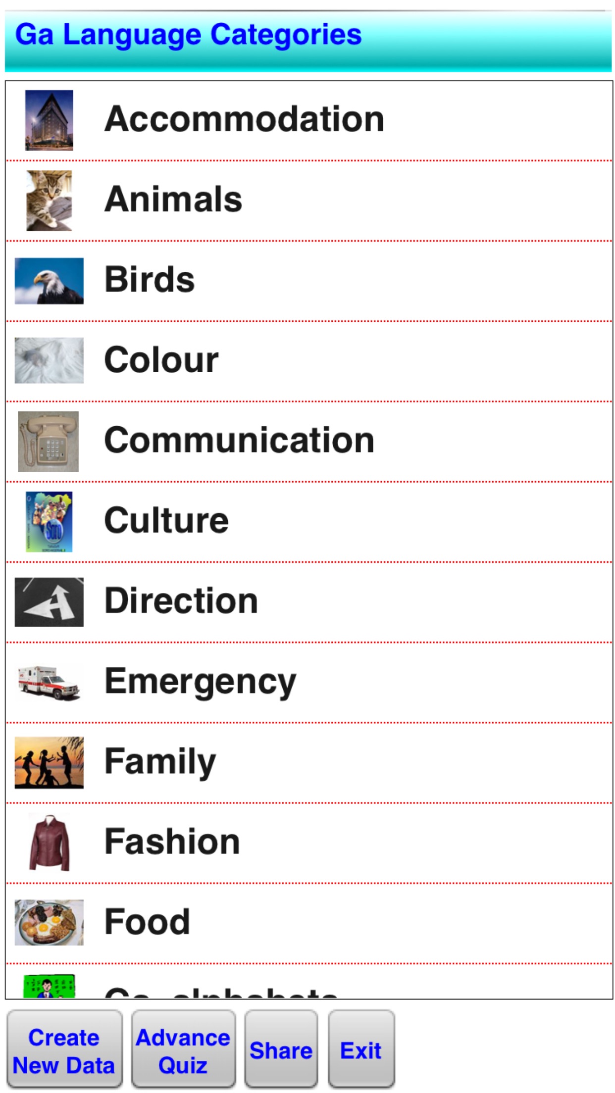 Screenshot 1 of Speak and Write Ga Language