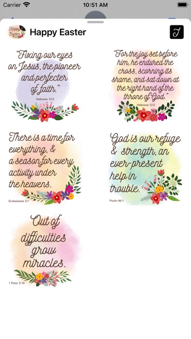 Easter Greetings, Bible Verses Screenshot