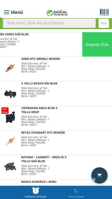 Doğal İklimlendirme B2B Screenshot