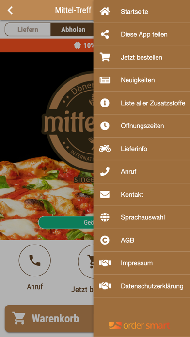 Mittel-Treff Lieferservice Screenshot