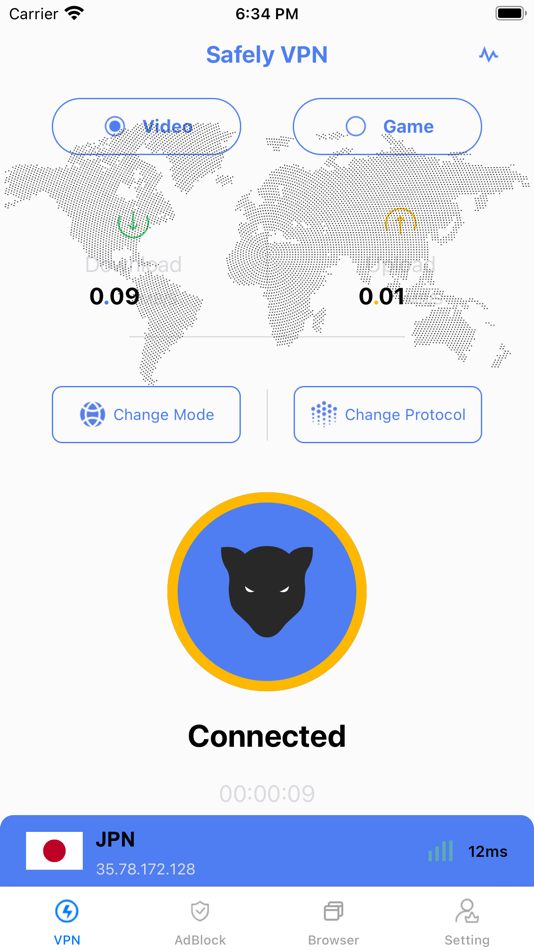 #1. Safely Panther (iOS) 由: Chengdu Botranscend Technology Co., LTD