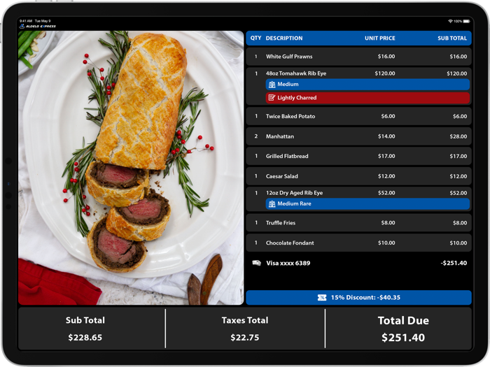 Aldelo Customer Display