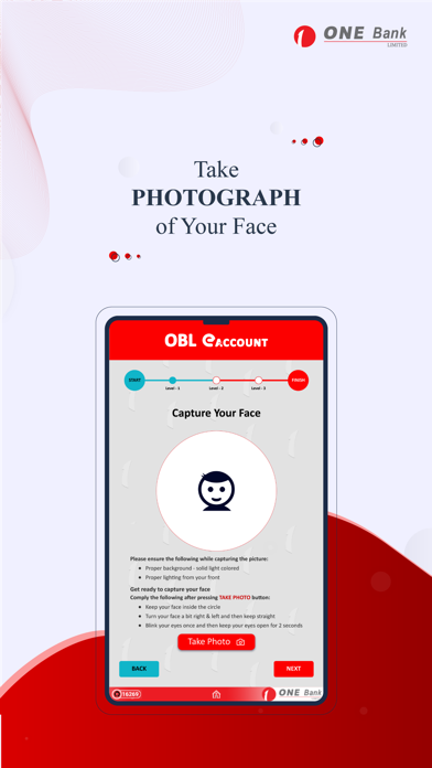 ONE Bank e-Account Screenshot