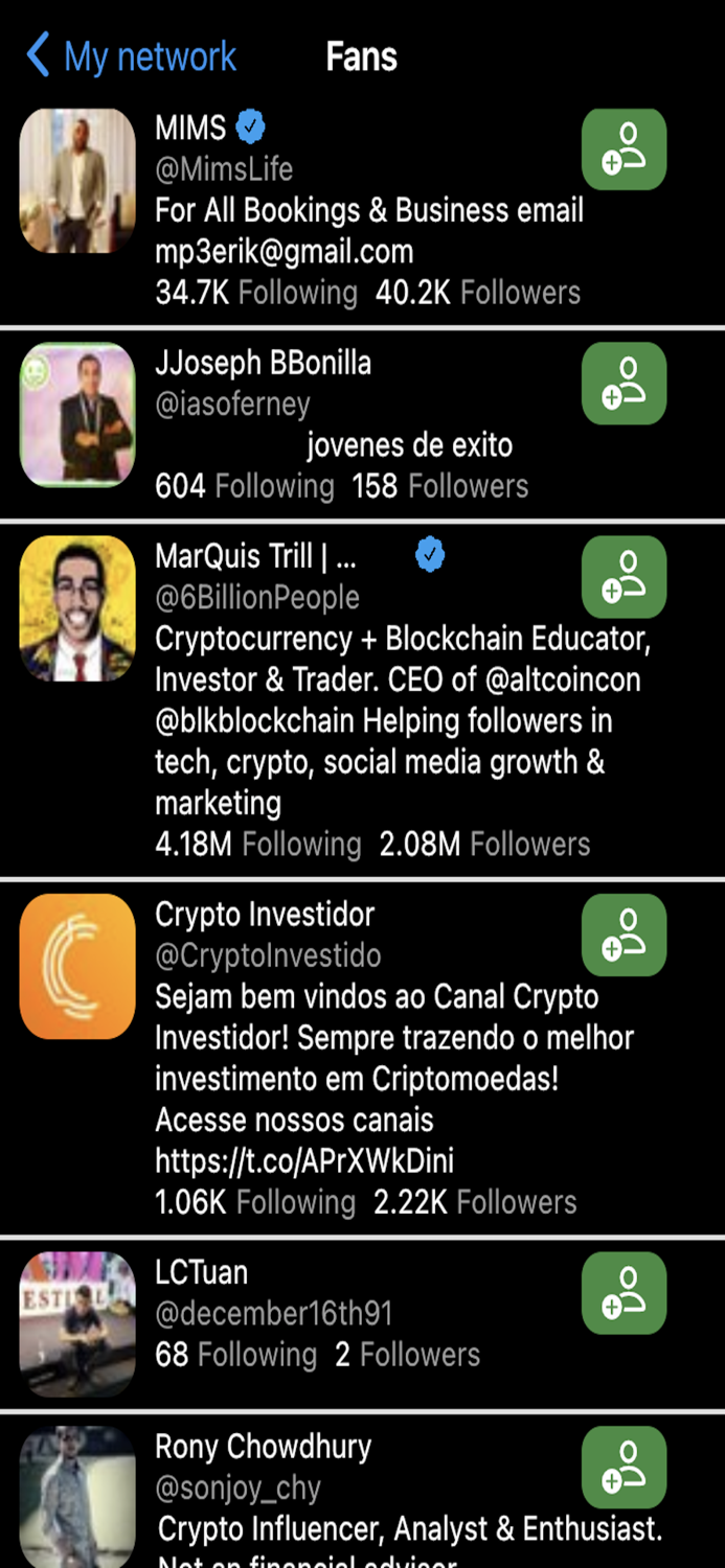 Stats  for Twitter - Unfollow