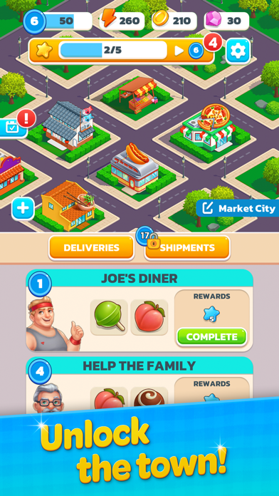 Screenshot #3 pour Merge Market: Food Town
