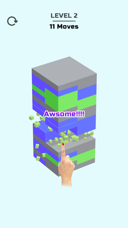 #5. Stack Blast : Puzzle (iOS) Podle: 4s-games