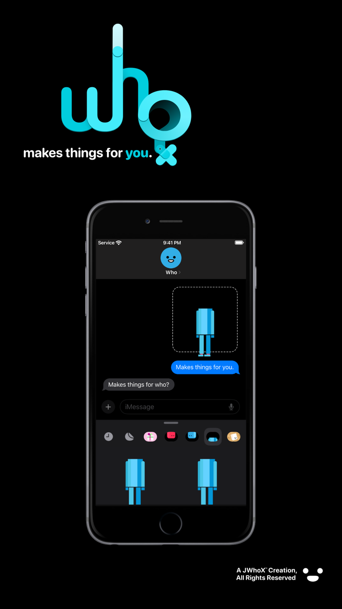 JWhoX GET Make Friends Sticker