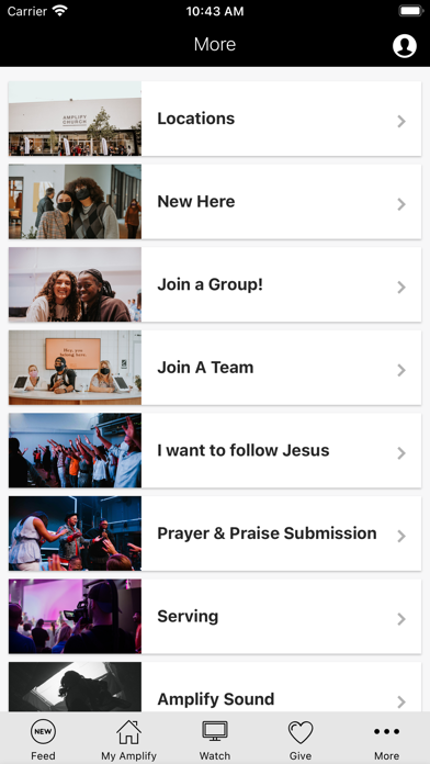 Amplify Church Screenshot