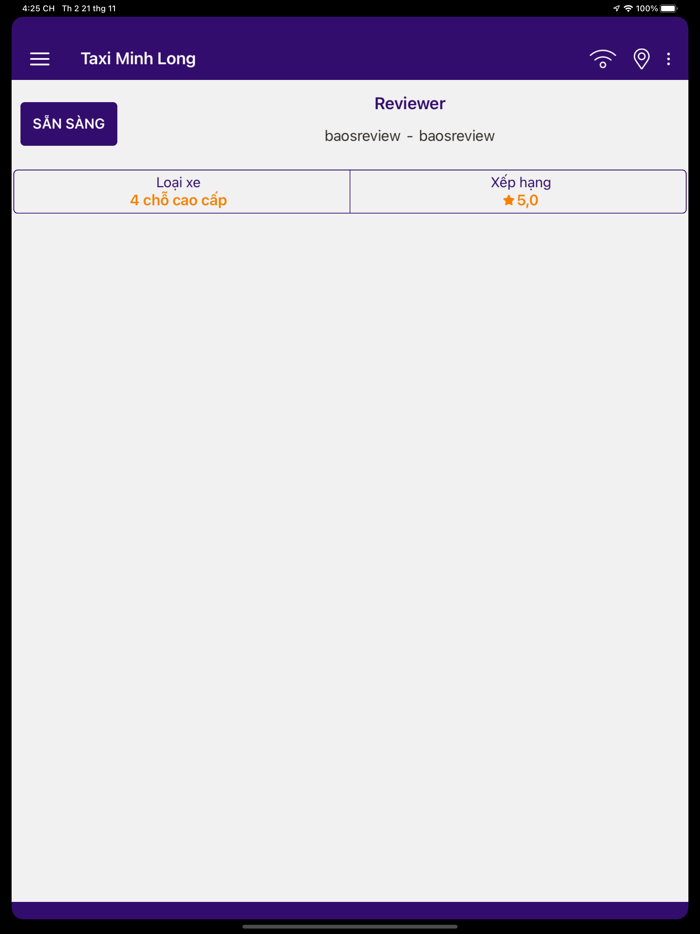 Lái Xe Taxi Minh Long