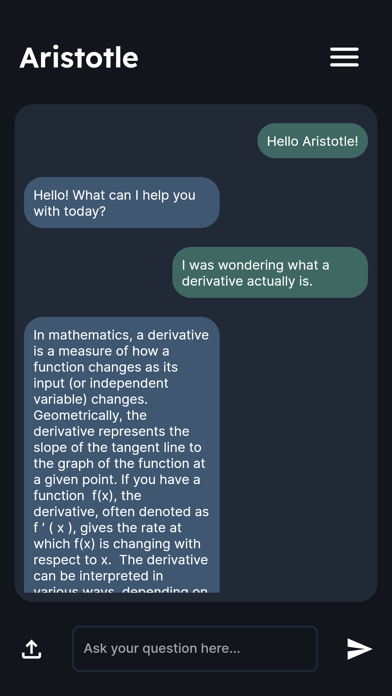 Aristotle Tutor iPhone screenshot 1 - Education app