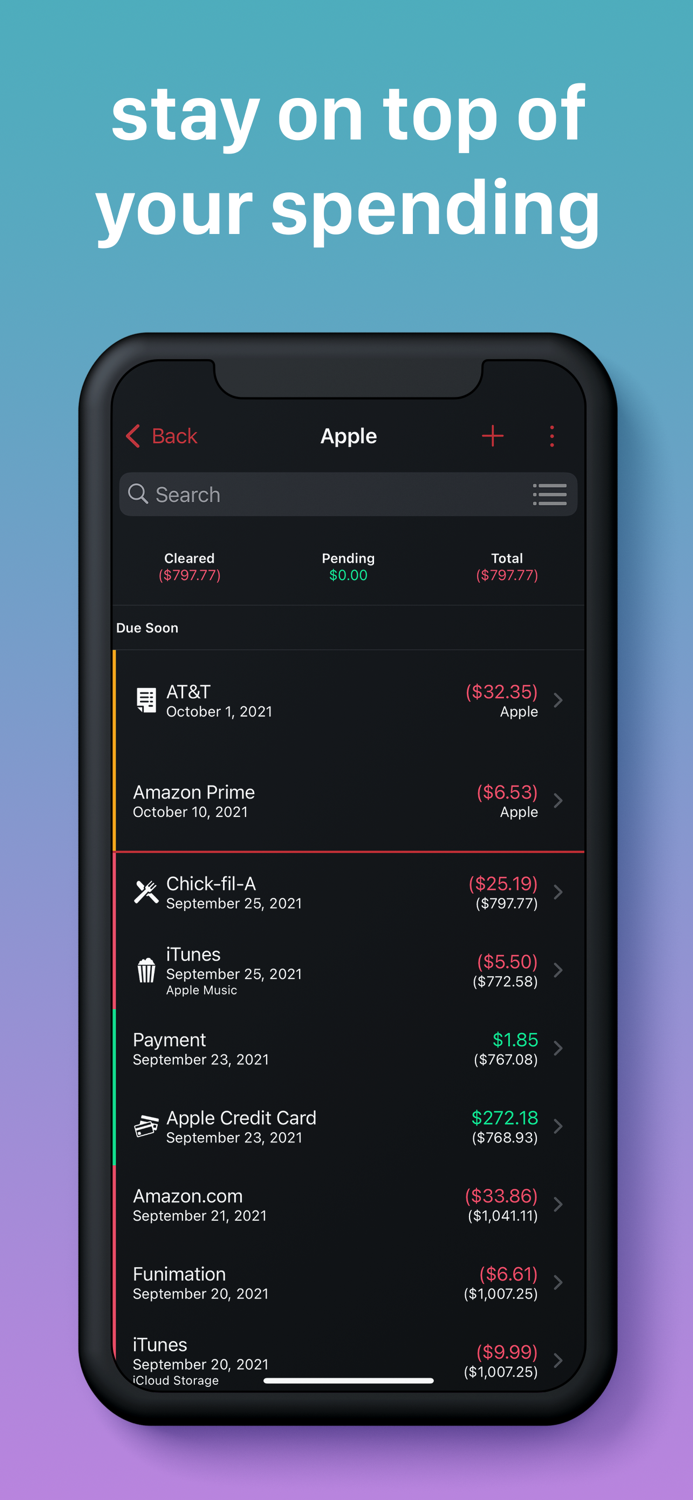Ledger - Money Budget Tracker