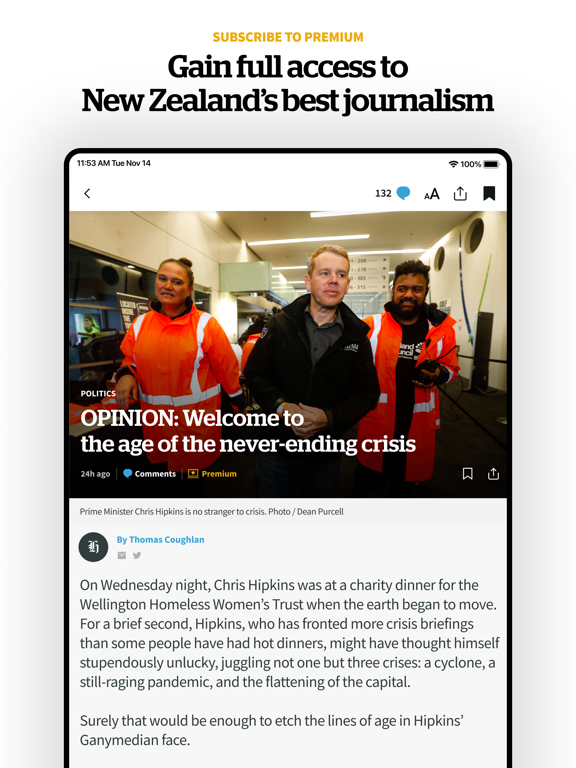 NZ Herald News iPad screenshot 6 - News app