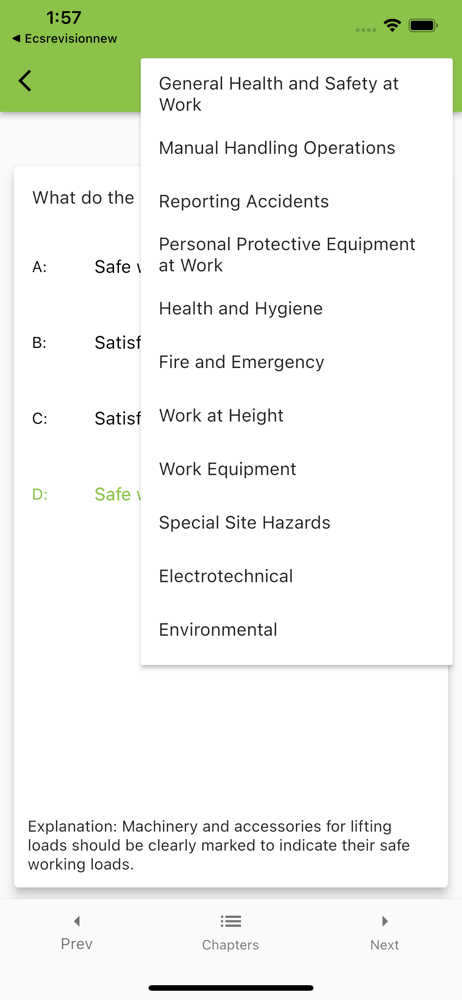 ECS Revision screenshot 3