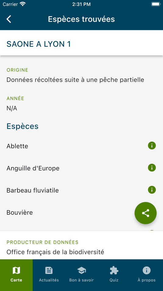 #6. Qualité Rivière (iOS) 由: Agence de l'eau Rhône Méditerranée Corse