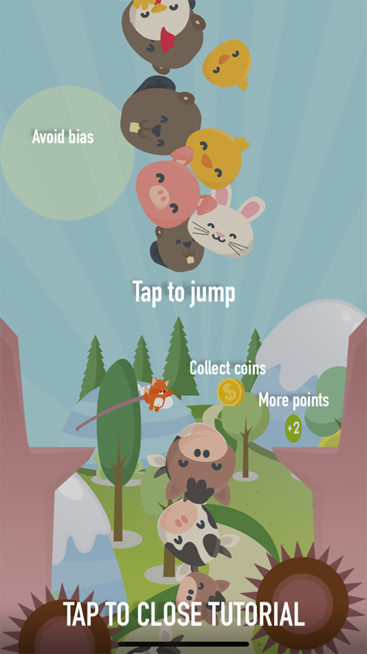 #4. Infinite Jump avoid Cutie (iOS) Podle: RYNYUL