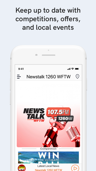 Newstalk 1260 WFTW Screenshot