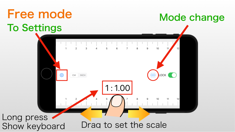 #3. Ruler - Scale Ruler (iOS) 来自: mitsunori oishi