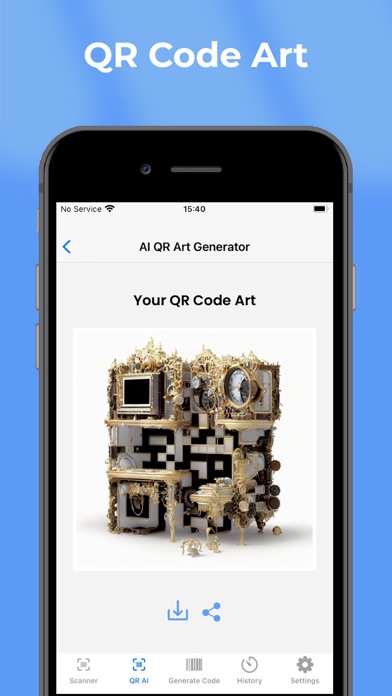 QR code Reader AI Art Creator Screenshot