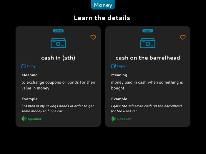 English Money Idioms