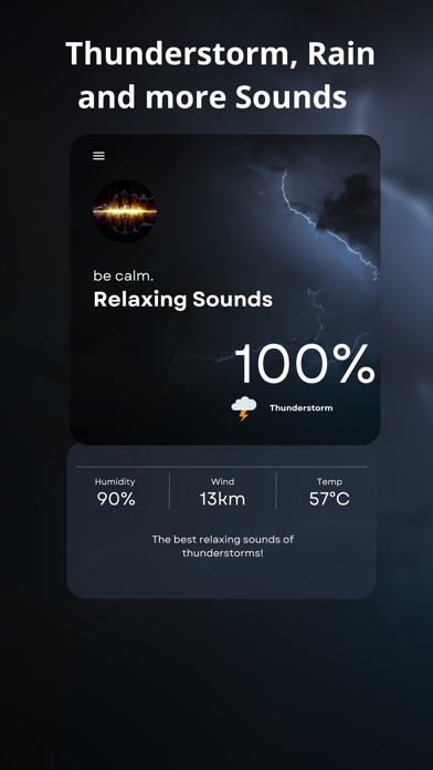 Thunderstorm Sounds Screenshot