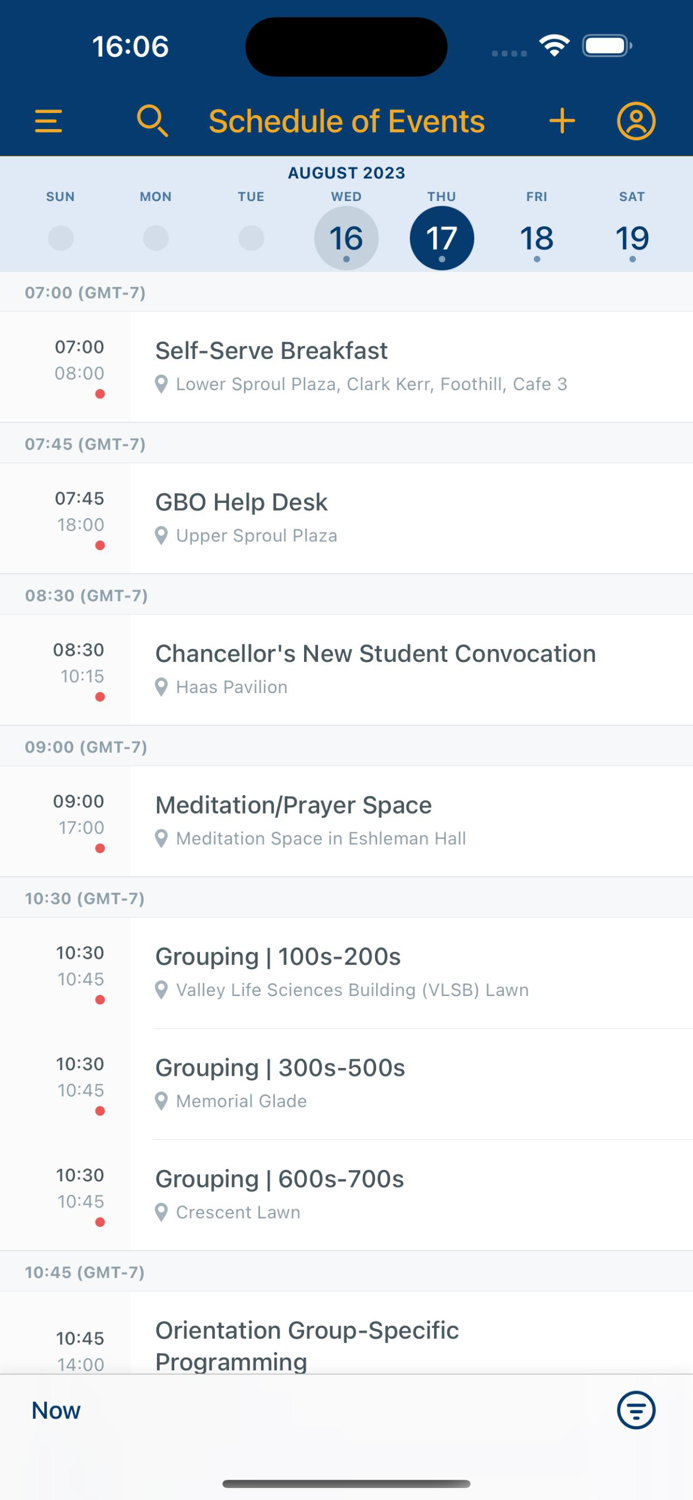 UC Berkeley - Cal Event Guides