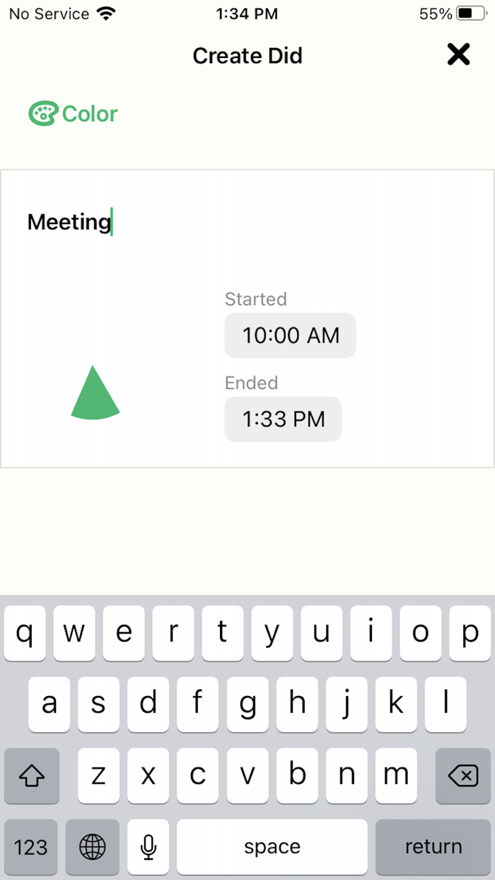 Did - Checking I did