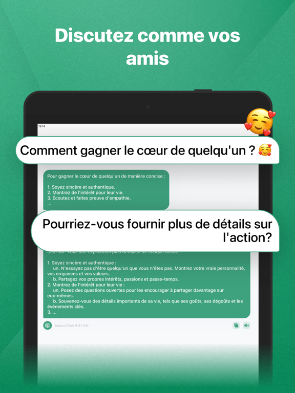 Screenshot #6 pour Adam : Chatbot IA