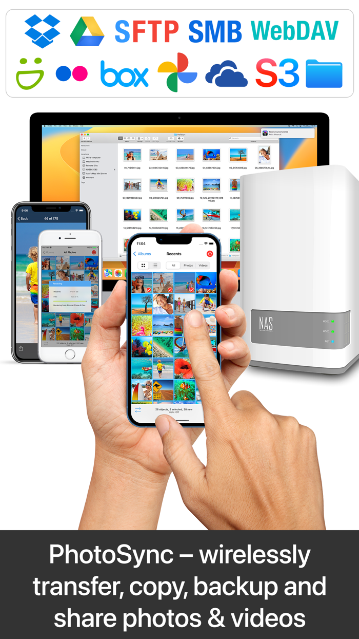 PhotoSync – transfer photos