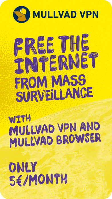 Mullvad VPN Screenshot