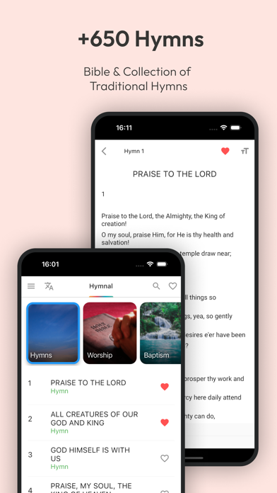 SDA Hymnal and Bible Screenshot