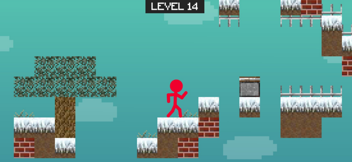 Stickman Cube Craft Parkour